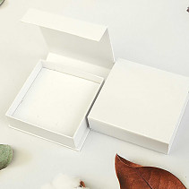 Dárková krabička otevírací bílá 9 x 9cm