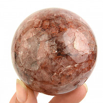 Hematit v křišťálu koule z Madagaskaru Ø62mm