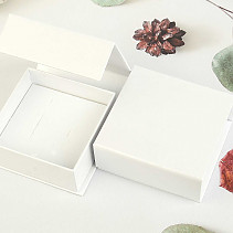 Dárková krabička otevírací bílá 7,5 x 7,5cm