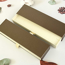 Brown retractable bracelet gift box 22 x 6cm