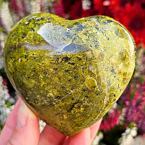 Green opal heart (Madagascar) 291g