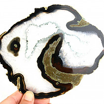 Natural agate slice from Brazil 241g