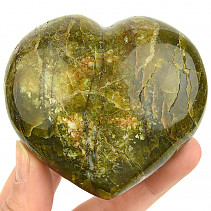 Srdce ze zeleného opálu Madagaskar 249g
