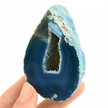 Colored agate - geode with cavity 113g