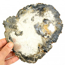 Agate natural slice with cavity (Brazil) 328g