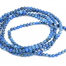Bracelet lapis lazuli facet balls 3mm