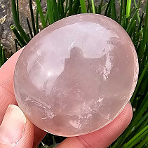 Rose quartz smooth stone from Madagascar 110g