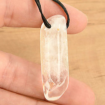 Leather Crystal Pendant (14g)