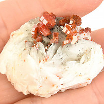 Vanadinite and Baryte crystals from Morocco 41.3g