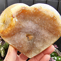 Agate heart with cavity Brazil 696g
