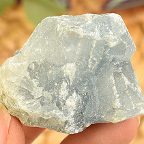 Natural celestine crystal 101g Madagascar