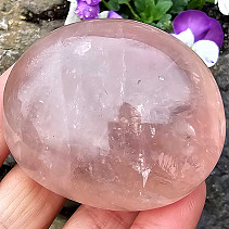 Rose quartz smooth stone from Madagascar 147g