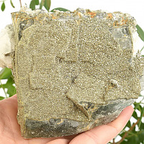 Pyrit + fluorit + kalcit (Maroko) 660g