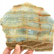 Slice of blue aragonite from Argentina 539g