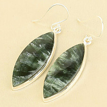 Serafinite earrings (Russia) Ag 925/1000 9.6g