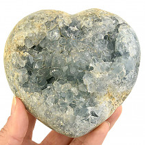 Celestine heart from Madagascar 1168g