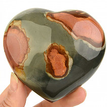Jasper heart from Madagascar 345g