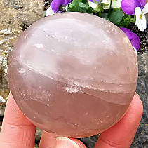 Rose quartz smooth stone from Madagascar 150g