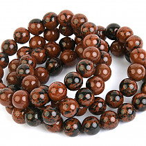 Bracelet obsidian mahogany balls 10mm