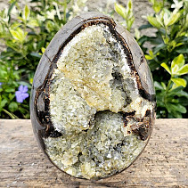 Dračí vejce septarie s kalcitem z Madagaskaru 3148g