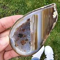 Agate geode with a hollow from Brazil 192g