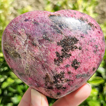 Rodonite heart smooth from Madagascar 612g