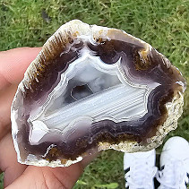 Agate geode with a hollow 134g from Brazil