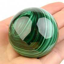 Malachite ball polished from Congo 136g