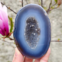 Geode with agate socket 252g (Brazil)