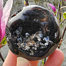 Septaria dragon stone with cavity and crystals 166g Madagascar