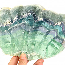 Fluorite slice from Mexico 1062g