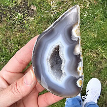 Agate geode with a hollow from Brazil 239g