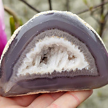 Geode agate natural with cavity Brazil 269g