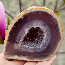 Geode with agate socket 240g (Brazil)