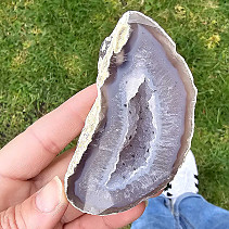 Agate geode with a hollow from Brazil 161g