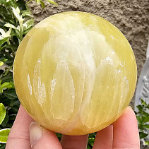 Kalcit lemon koule z Pákistánu 421g