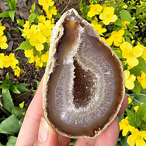 Geode natural agate with cavity Brazil 188g