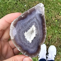 Geode agate natural with cavity Brazil 204g