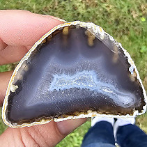 Agate geode with a hollow 72g from Brazil