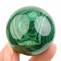 Malachite ball polished from Congo 151g
