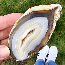 Agate geode with a hollow from Brazil 187g