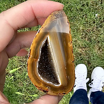 Agate geode with a hollow 109g from Brazil
