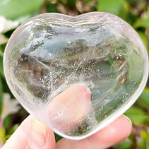 Smooth crystal heart from Madagascar 277g
