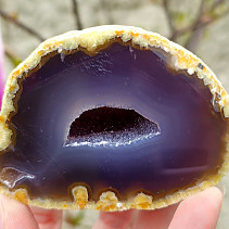 Geode with agate socket 239g (Brazil)
