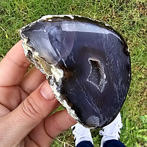 Agate geode with a hollow 243g from Brazil