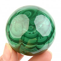 Malachite ball polished from Congo 166g