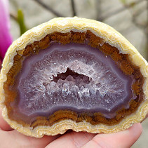 Geode with agate socket 160g (Brazil)