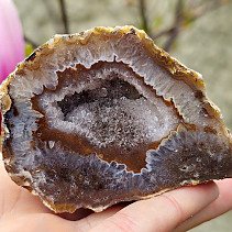 Geode agate natural with cavity Brazil 206g