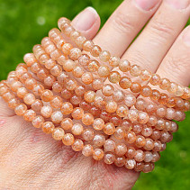 Sunstone bracelet balls 5mm