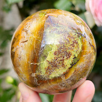 Koule zelený opál Ø74mm Madagaskar